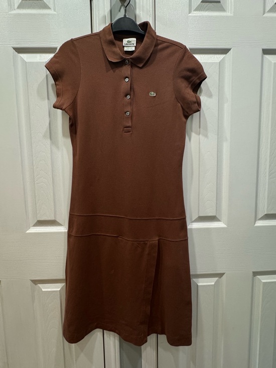 Lacoste Dresses & Skirts - Lacoste Brown Polo Dress - Short Sleeve